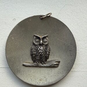 Silver Owl Pendant